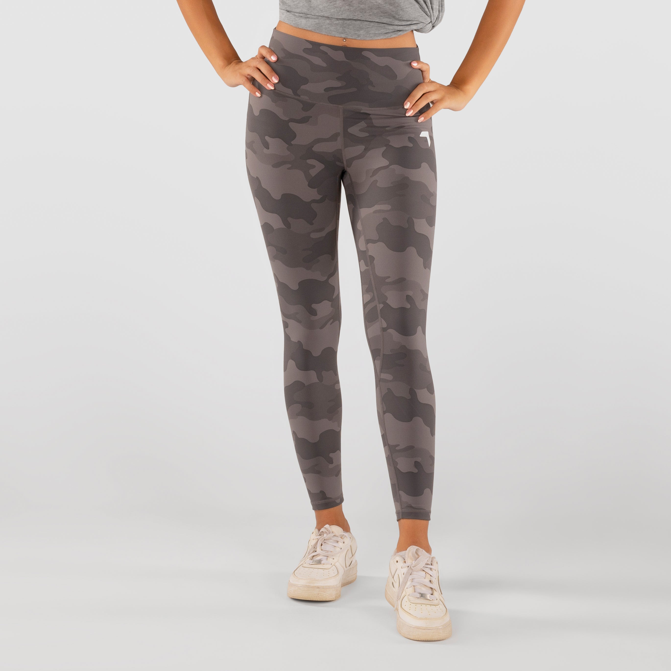 Camo leggings dark grey – the striking cords