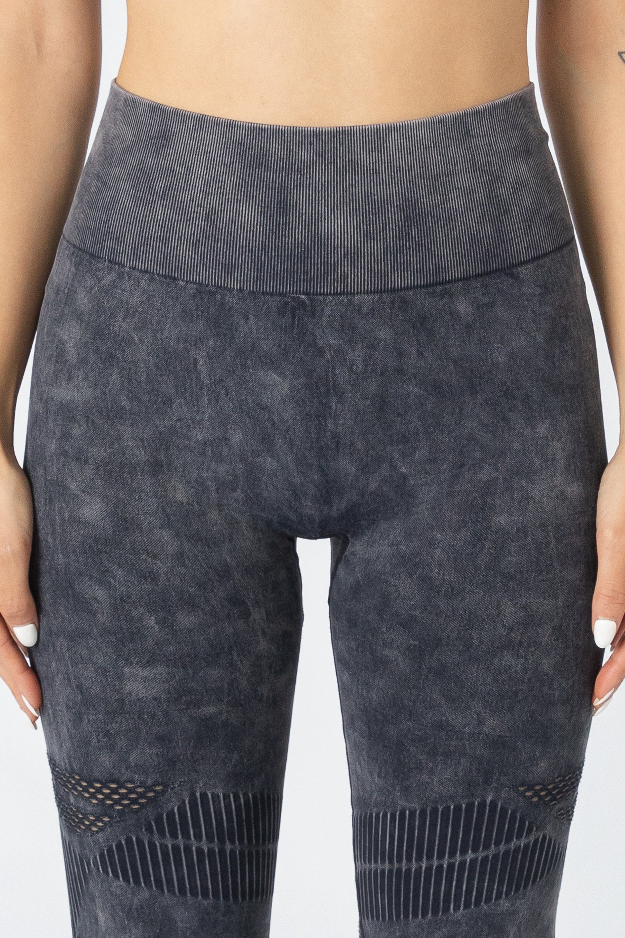 Power Leggings Dark Navy Gray