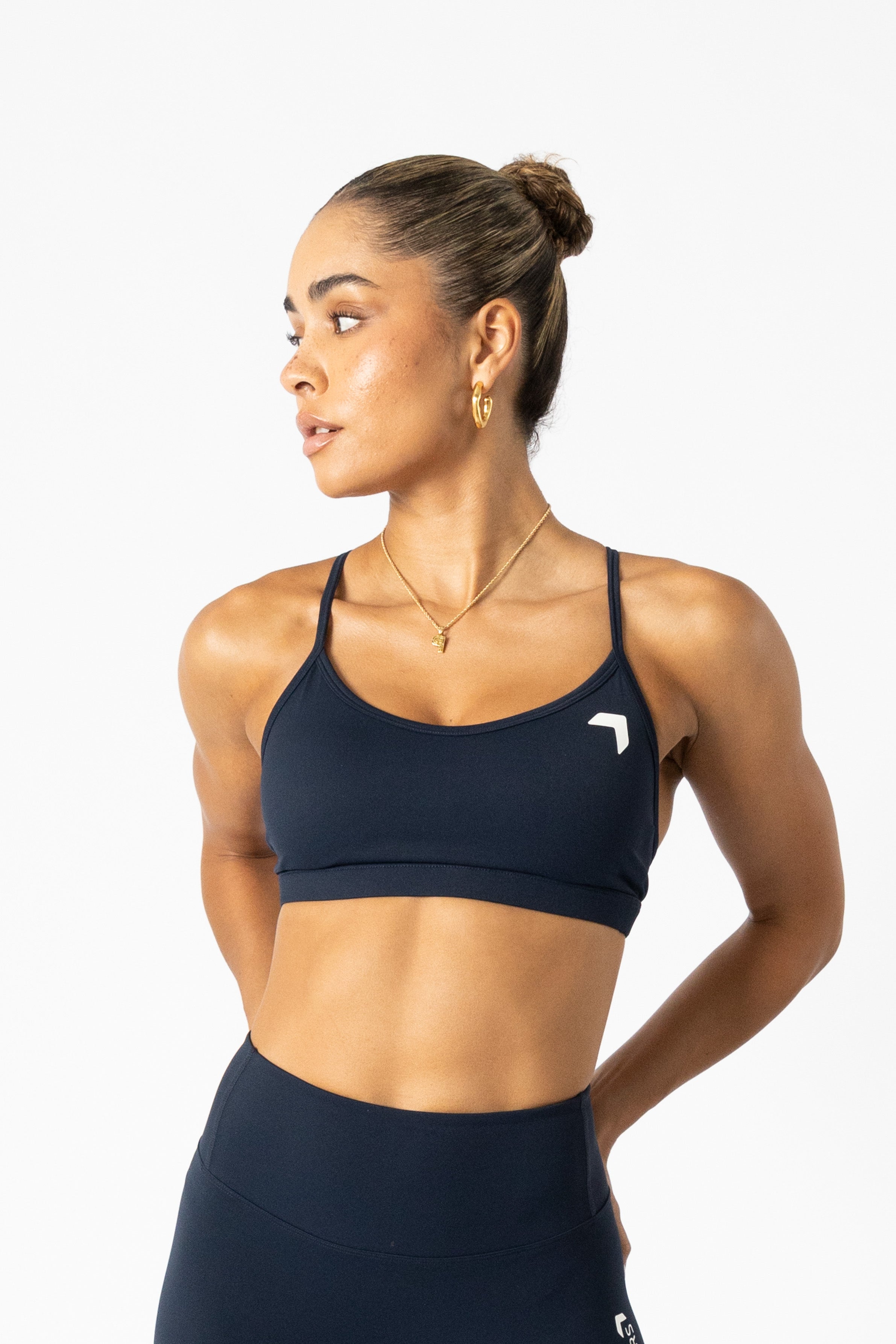 Soft Active Sports Bra Navy