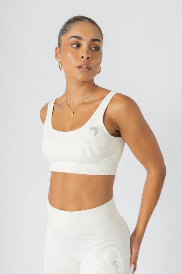 FluidFit Tranquilized Sports Bra White