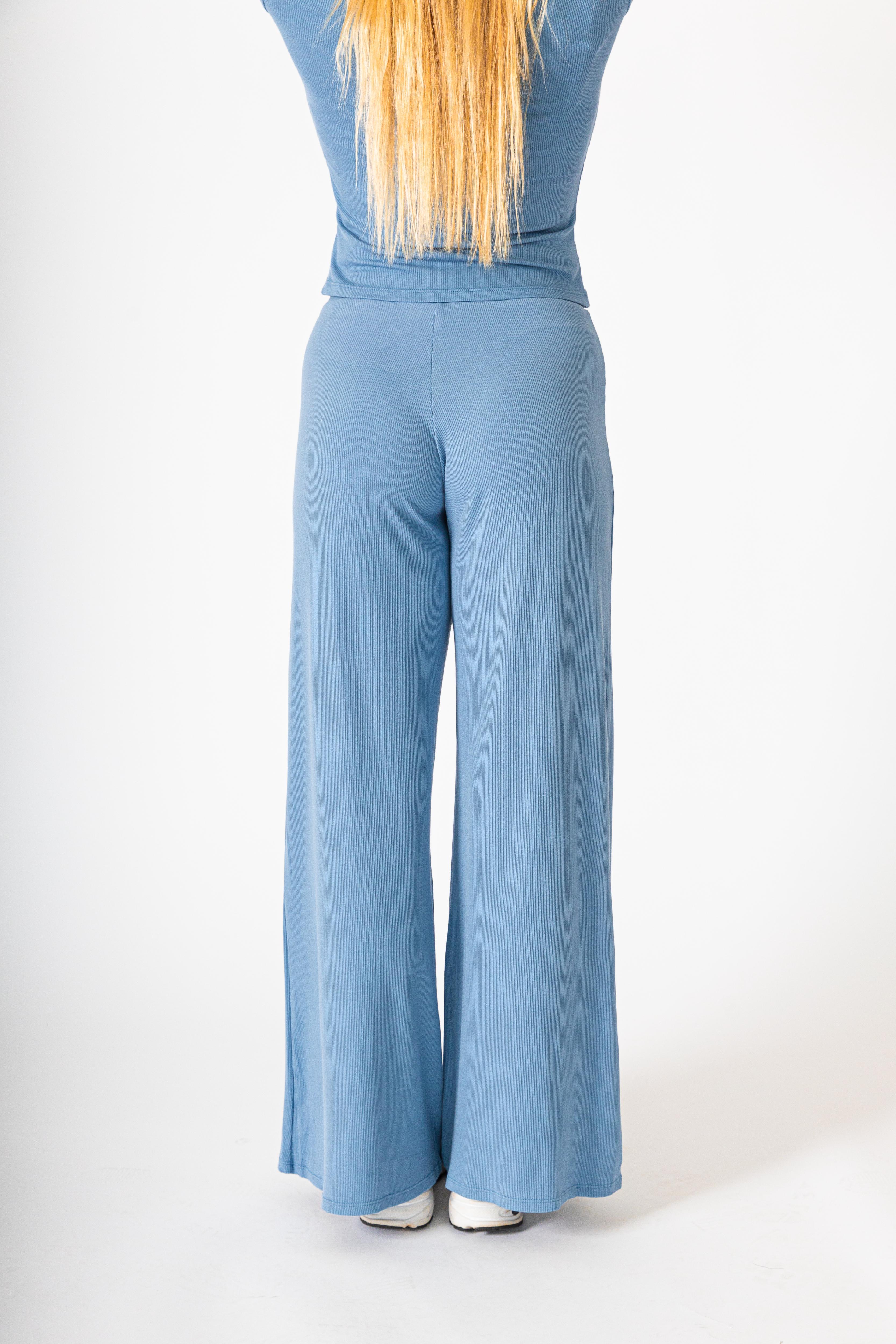 AuraRest Day Flare Pants sky Blue