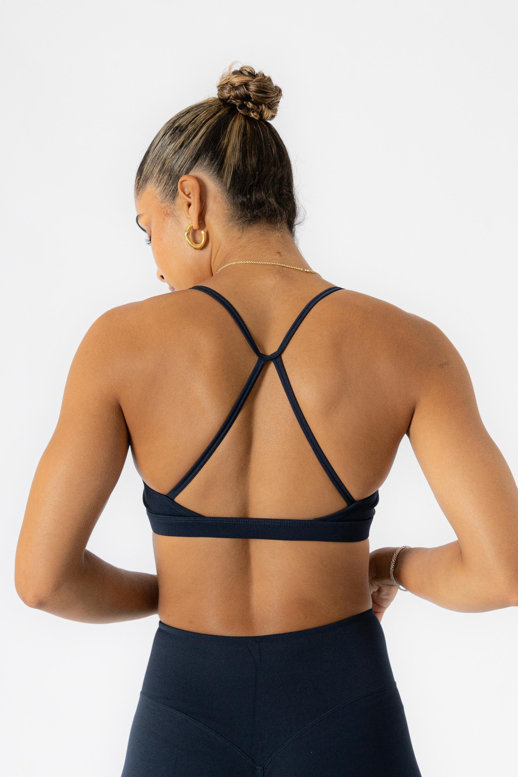 Soft Active Sports Bra Navy