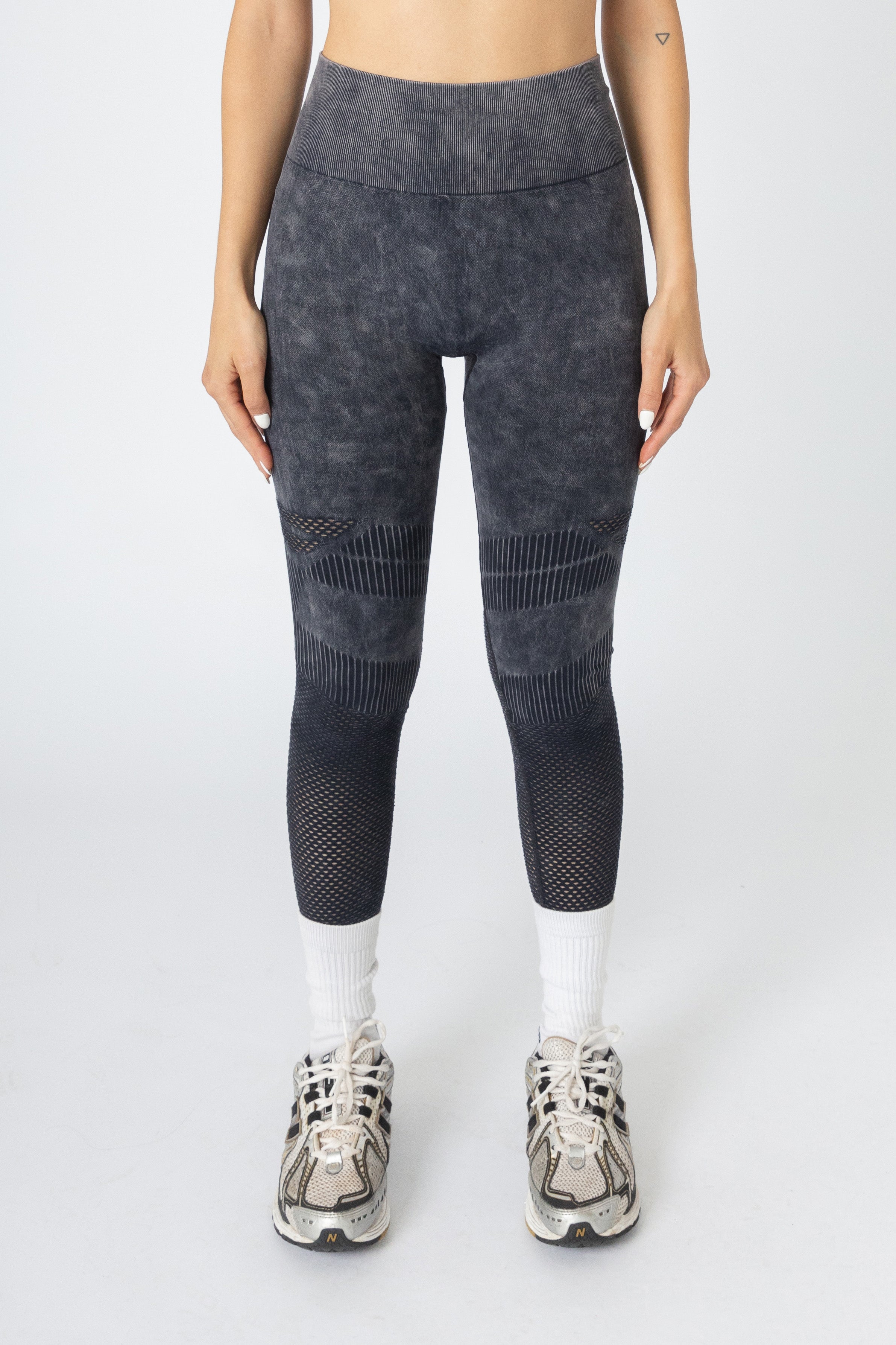 Power Leggings Dark Navy Gray