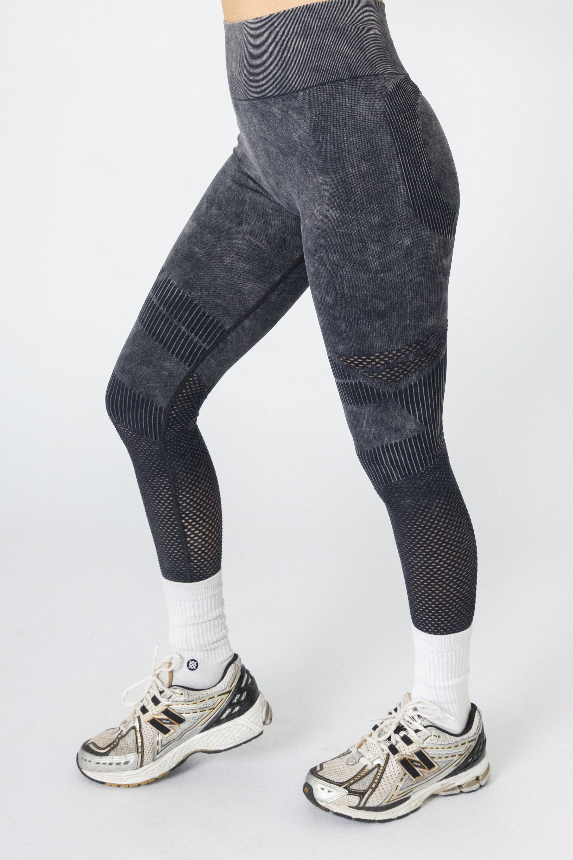 Power Leggings Dark Navy Gray