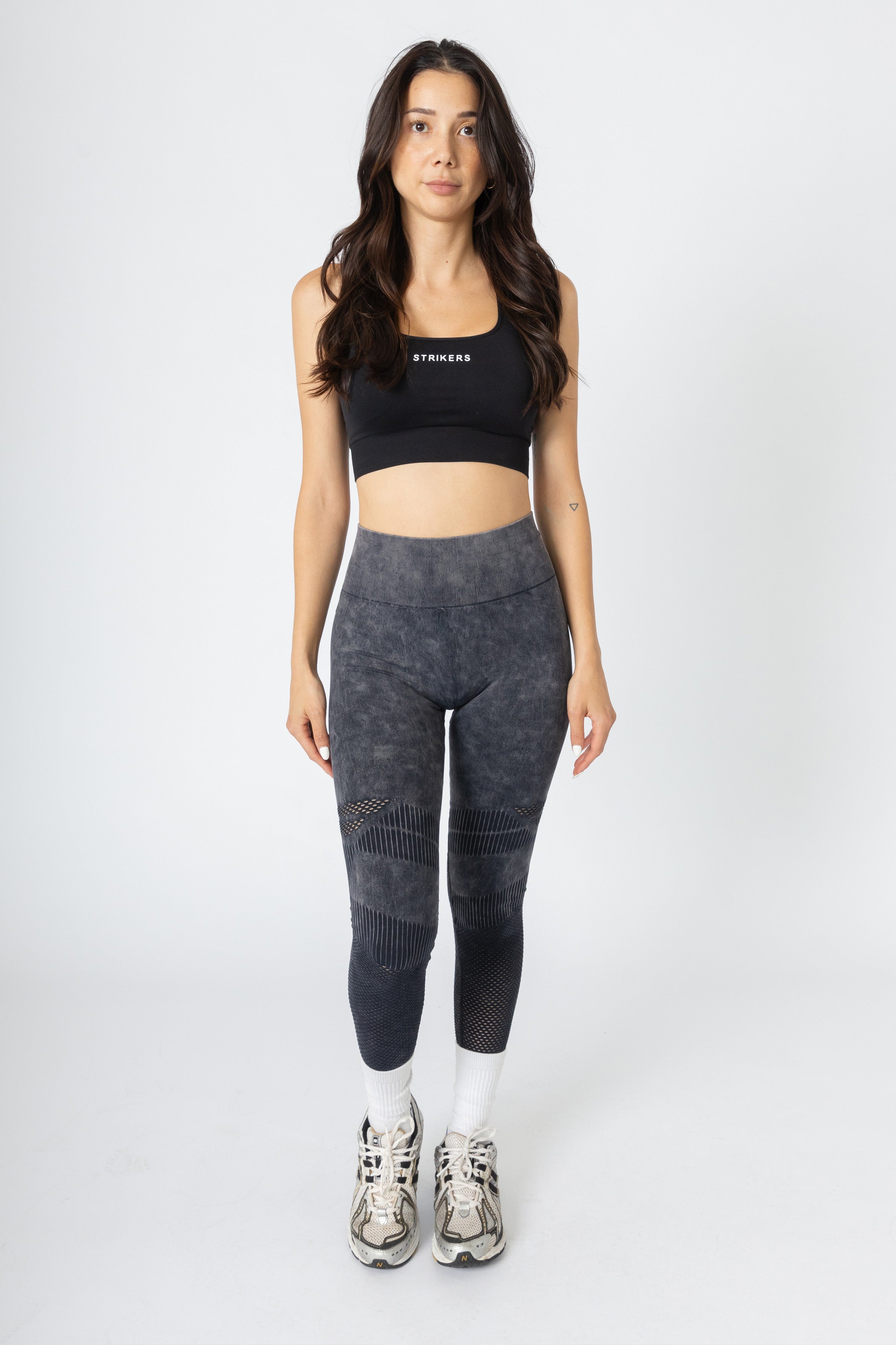 Power Leggings Dark Navy Gray