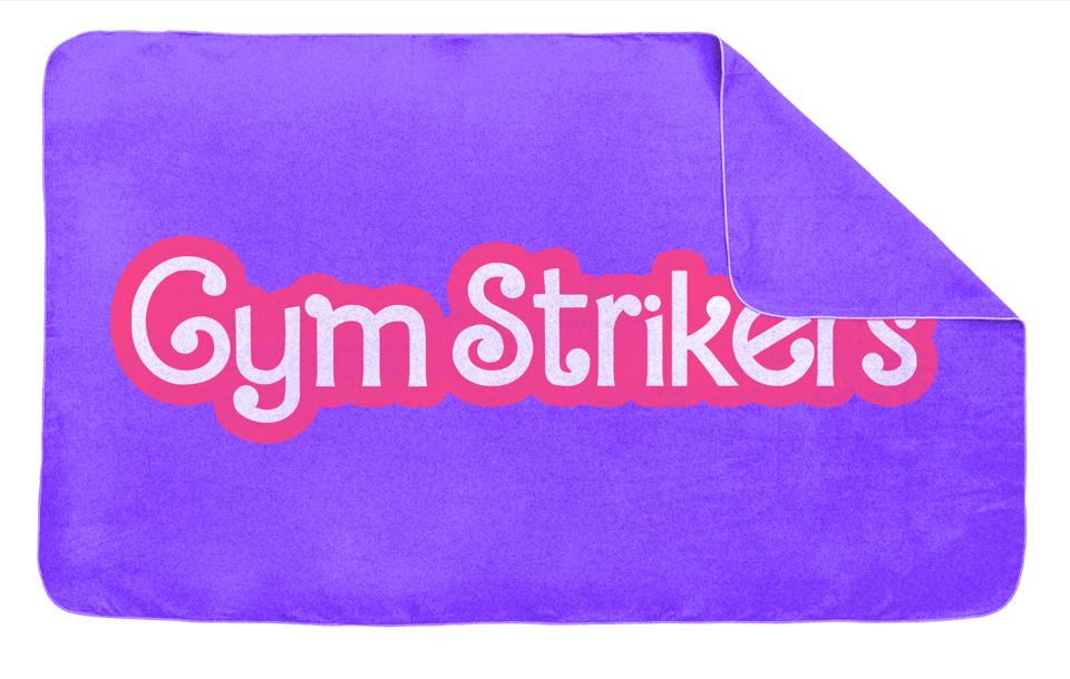 Micro fiber towel purple ( Barbie version)